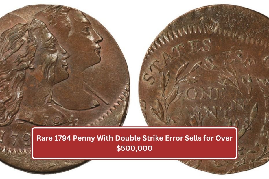 1794 Penny With Double Strike Error