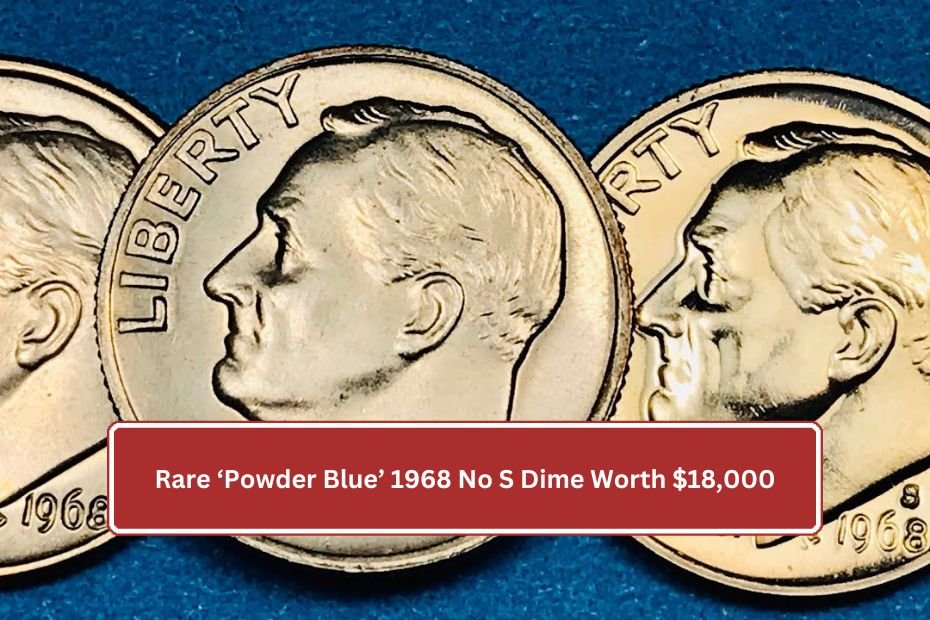 1968 No S Dime