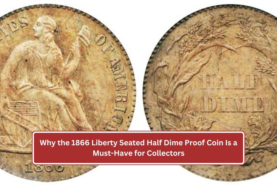 1866 Liberty Seated Half Dime Proof Coin