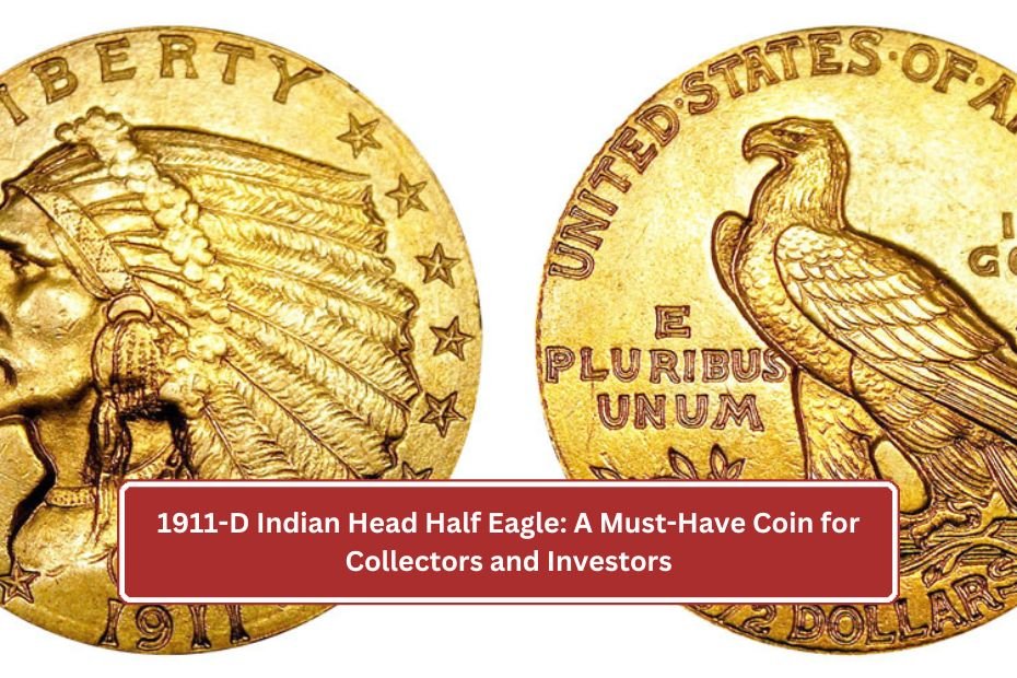 1911-D Indian Head Half Eagle