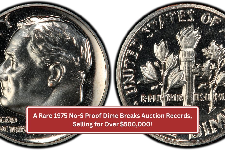 1975 No-S Proof Dime